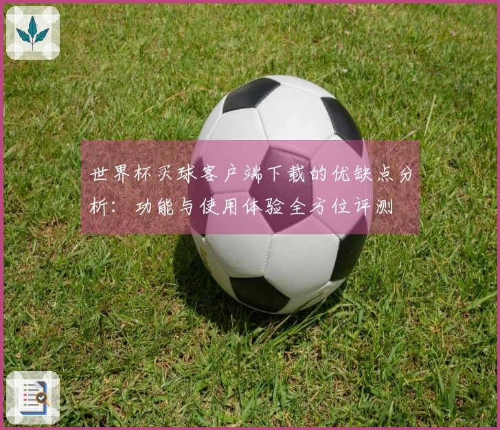 世界杯买球客户端下载的优缺点分析：功能与使用体验全方位评测